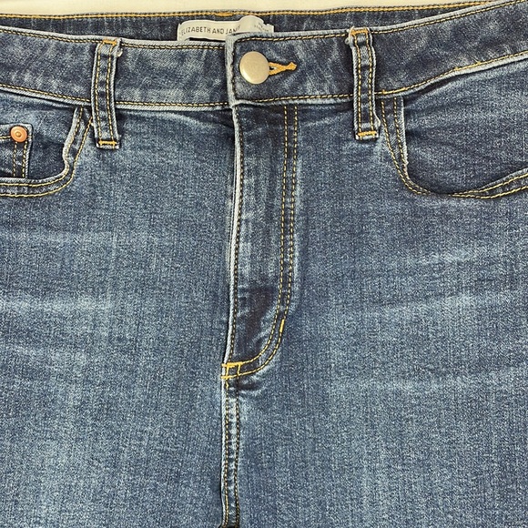 Elizabeth and James High Rise Stovepipe Blue Jeans - Size 14-32 - Picture 4 of 13